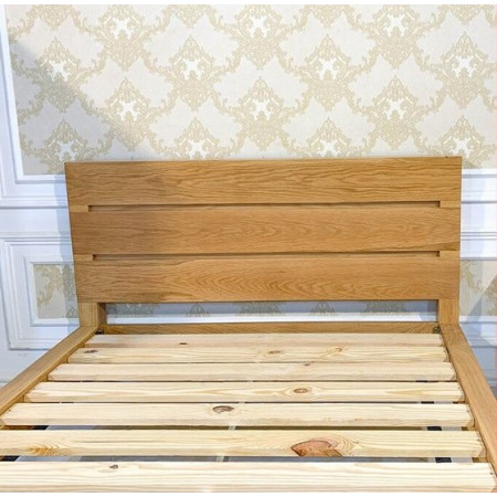 Oak 02 - Nệm 1m x 2m : Giường Ngủ Gỗ Sồi